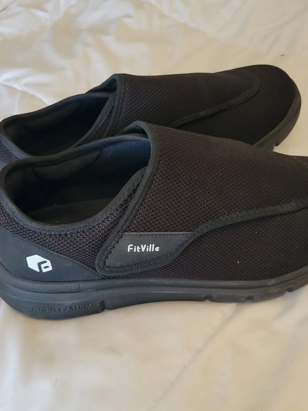 Men's Black Slip-On Comfort Loafers